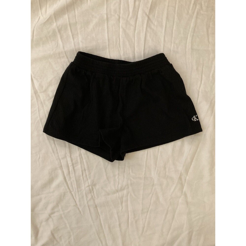 Size 5 Calvin Klein Jeans girl clothes - one piece shorts | solid black theme